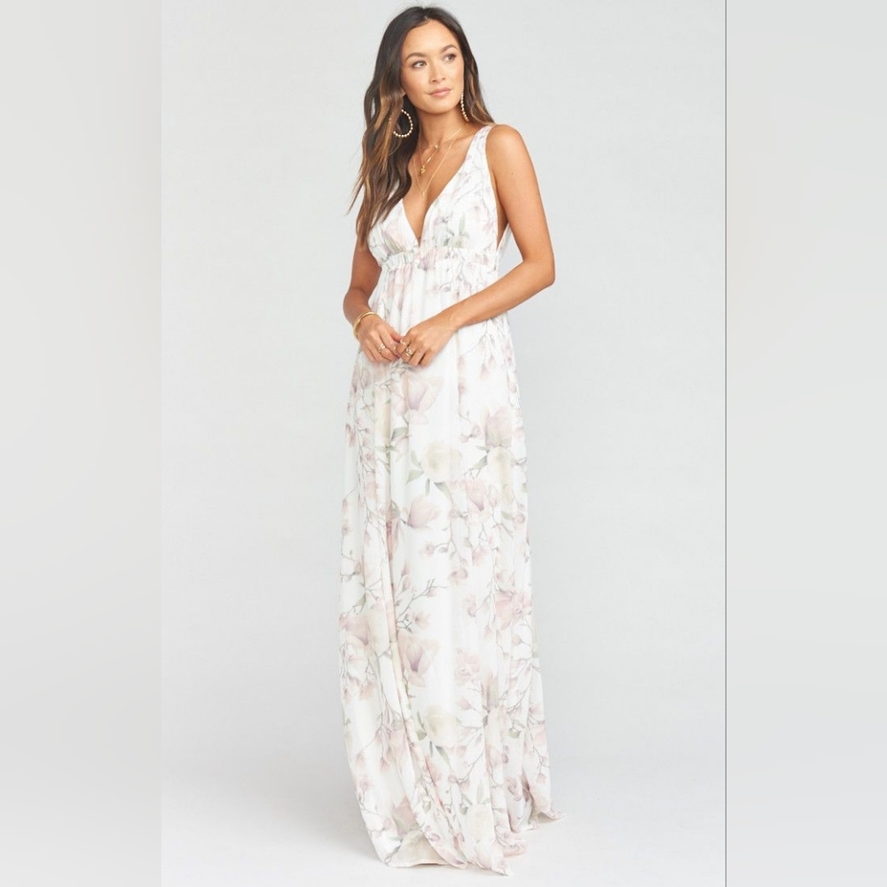 Show Me Your MuMu Ava Maxi Dress in Forever Vine